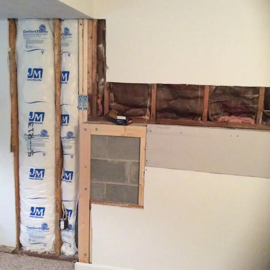 Wall insulation replacement during Odor Removal & Deodorization in Hooper